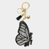 Bling Butterfly Tassel Keychain - Madeline Love - Flyclothing LLC