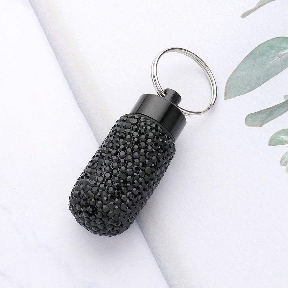 Bling Mini Pill Case Keychain - Madeline Love - Flyclothing LLC