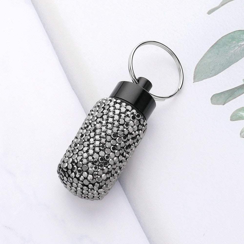 Bling Mini Pill Case Keychain - Madeline Love - Flyclothing LLC