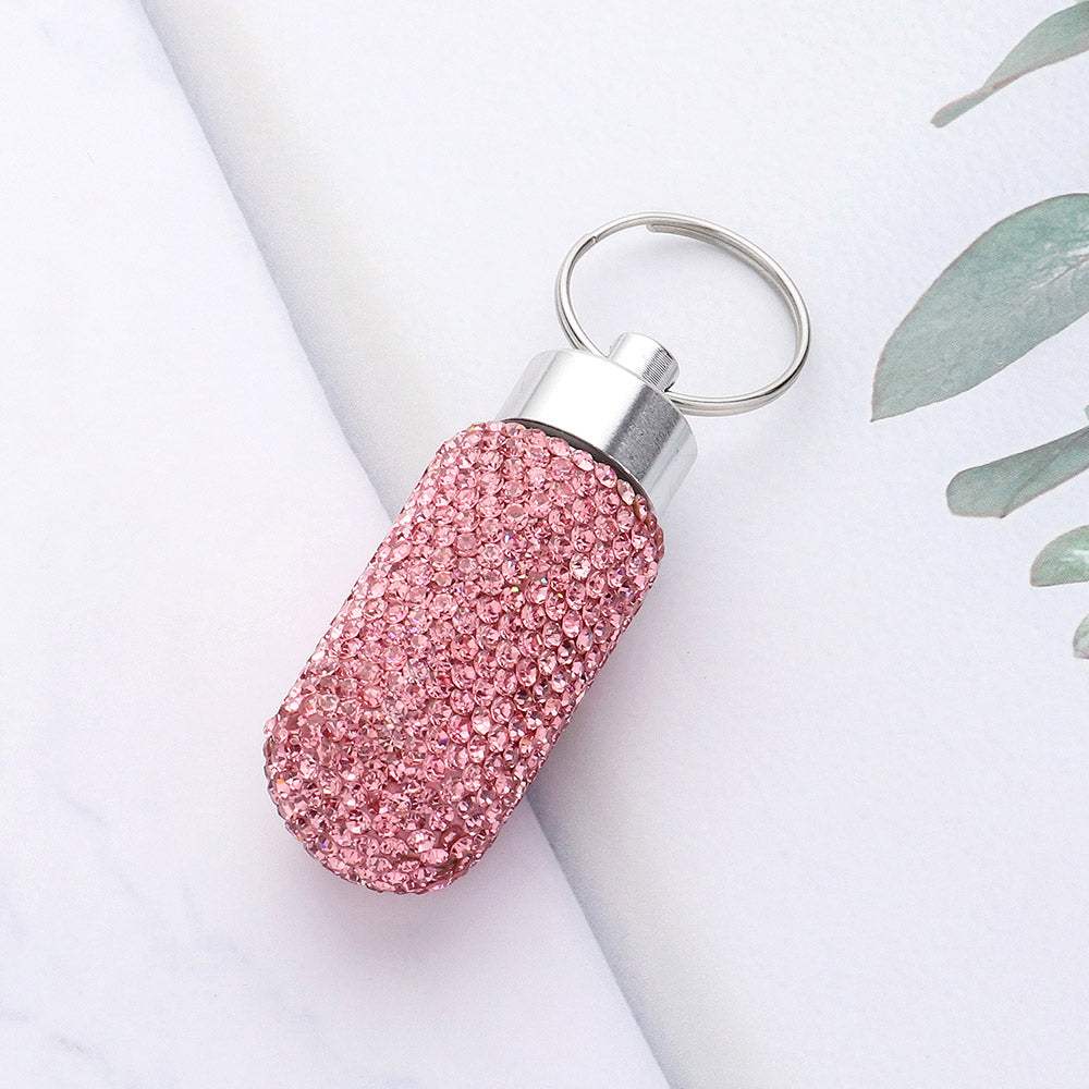 Bling Mini Pill Case Keychain - Madeline Love - Flyclothing LLC