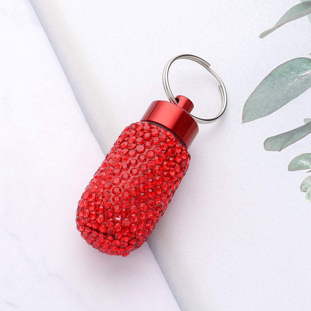 Bling Mini Pill Case Keychain - Madeline Love - Flyclothing LLC