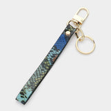 Snake Skin Faux Leather Keychain - Madeline Love - Flyclothing LLC