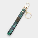 Snake Skin Faux Leather Keychain - Madeline Love - Flyclothing LLC