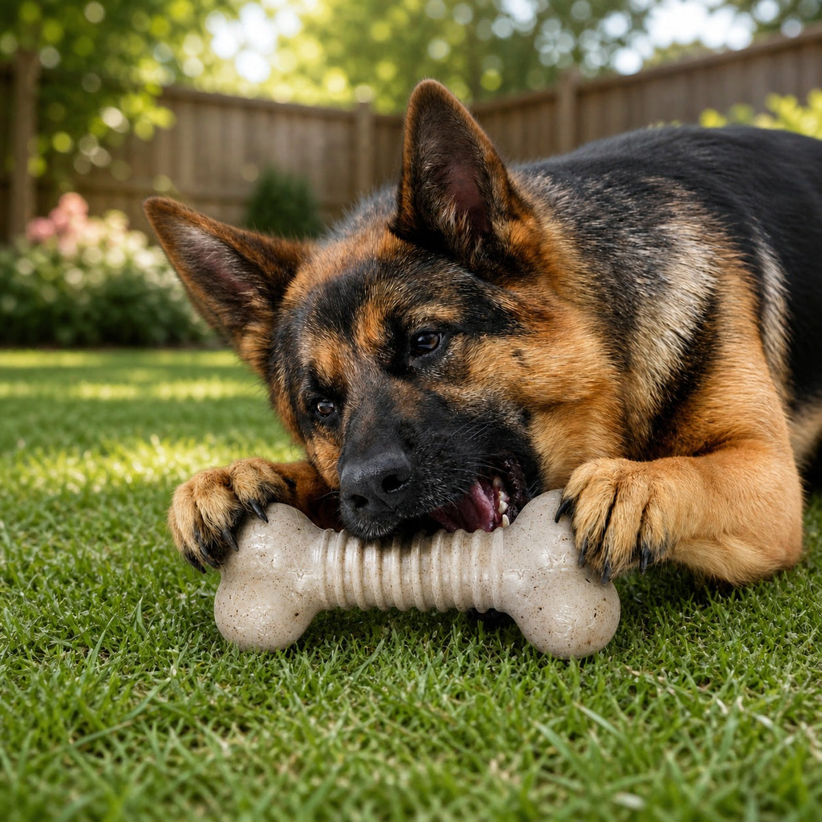 USA-K9 Stars and Stripes Bone Nylon Dog Chew Toy for Aggressive Chewers | USA Made - SodaPup/True Dogs, LLC - Flyclothing LLC