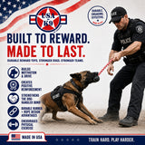 USA-K9 Magnum Stars and Stripes Rubber Dog Toy | K9 Handler Reward Toy | USA Made - SodaPup/True Dogs, LLC - Flyclothing LLC