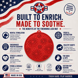USA-K9 Fireworks Design eMat - Enrichment Lick Mat For Dogs and Cats - with Suction Cups | USA Made - SodaPup/True Dogs, LLC - Flyclothing LLC