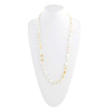 Precious White Pearl and Crystal Necklace - Barse Jewelry