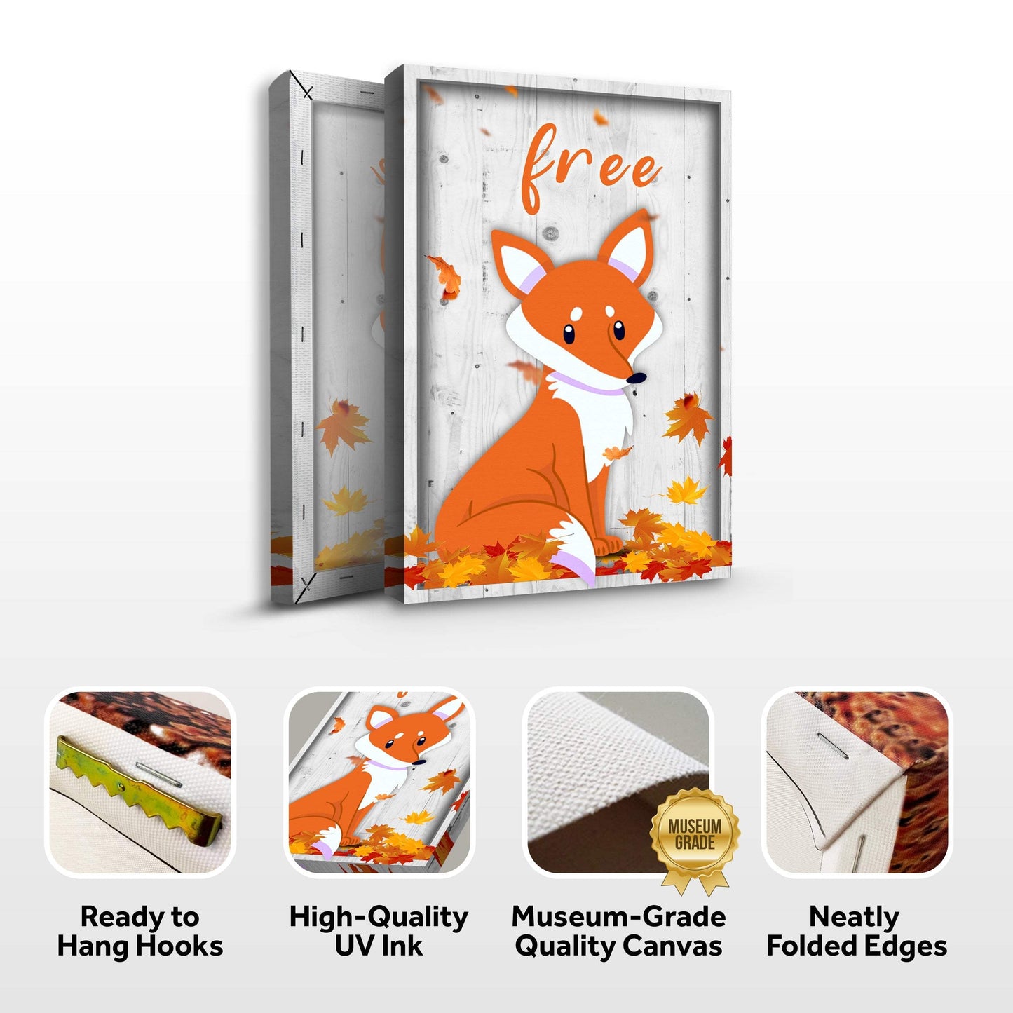 The Most Adorable Free Fox Sign - Tailored Canvases - Flyclothing LLC