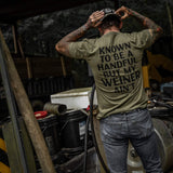 Known To Be A Handful. But My Weiner Ain't Men's T-Shirt - DIRTY COWBOY USA - Flyclothing LLC