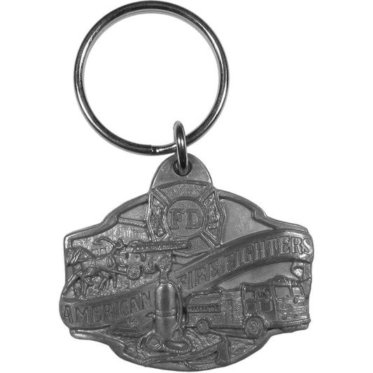 American Firefighter Antiqued Key Chain - Firefighter - Flyclothing LLC