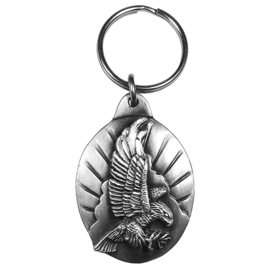 Soaring Eagle Antiqued Key Chain - Siskiyou Originals - Flyclothing LLC