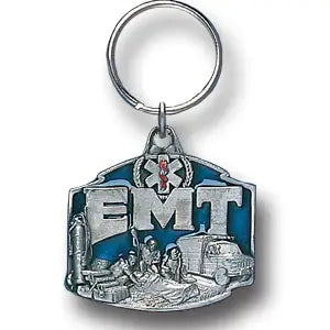 EMT Metal Key Chain with Enameled Details - Siskiyou Originals - Flyclothing LLC