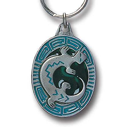 Southwestern Gecko Metal Key Chain with Enameled Details - Siskiyou Originals - Flyclothing LLC