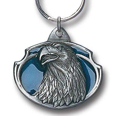 Eagle Profile Metal Key Chain with Enameled Details - Siskiyou Originals - Flyclothing LLC