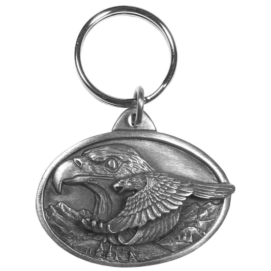 Eagle Antiqued Keyring - Siskiyou Originals - Flyclothing LLC