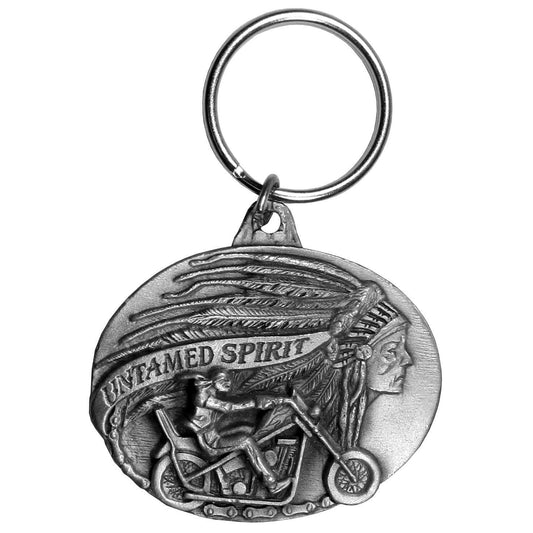 Untamed Spirit Antiqued Keyring - Siskiyou Originals - Flyclothing LLC