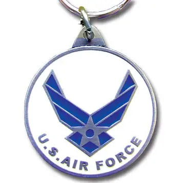 Armed Forces Air Force Metal Key Chain with Enameled Details - Siskiyou Originals - Flyclothing LLC