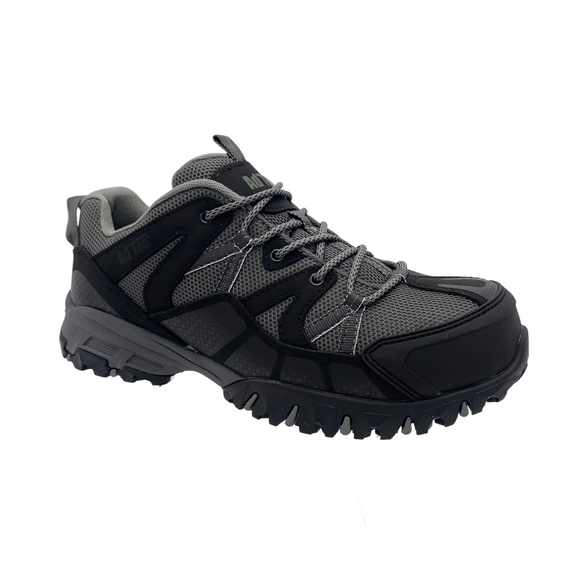 AdTec Black/Grey Men 4" Work hiker Cap toe - AdTec