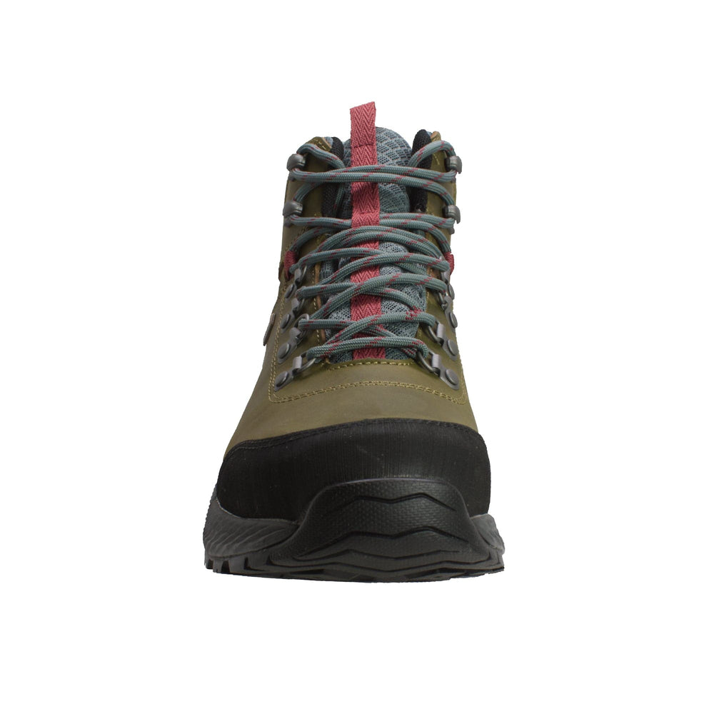 AdTec Men's 6" Crazy Horse Leather Waterproof Olive Work Hiker - AdTec