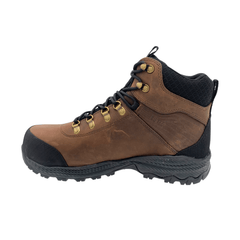 AdTec Men 6" Work Hiker waterproof Tumble Leather Brown - AdTec