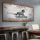 Rustic Horse Ranch Sign - Tailored Canvases - Flyclothing LLC