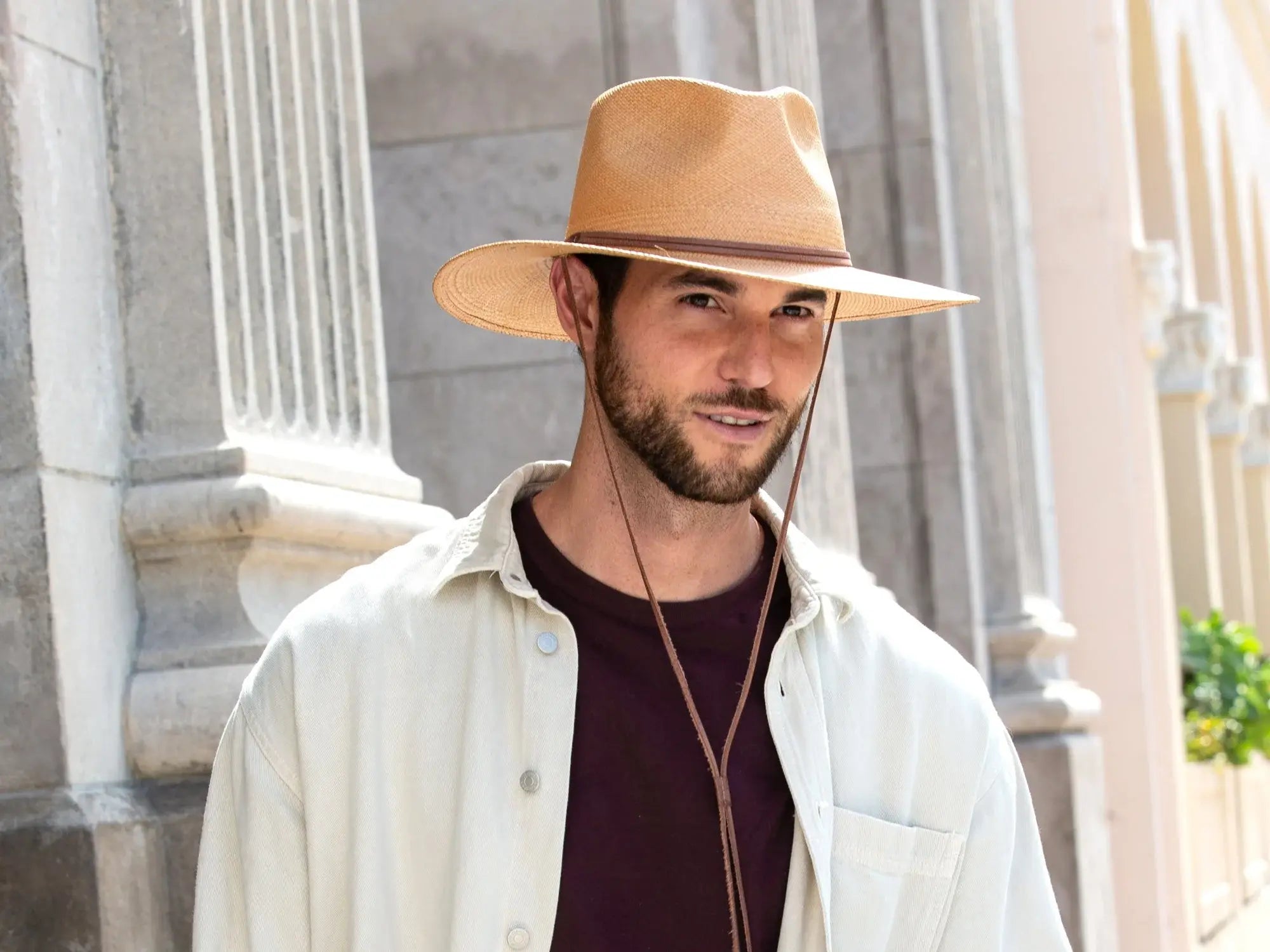 Panama Hat Kalahari with chin starp - Bigalli Hats USA - Flyclothing LLC