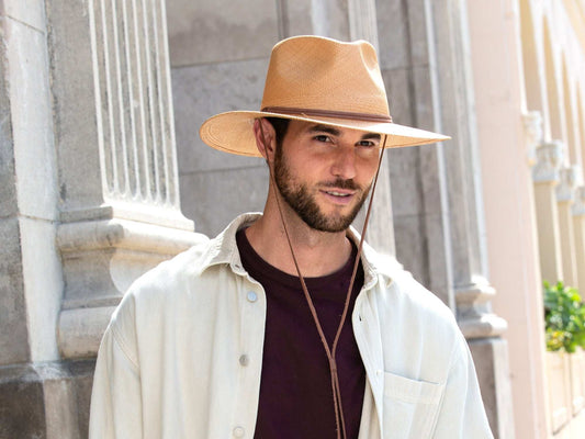 Panama Hat Kalahari with chin starp - Bigalli Hats USA - Flyclothing LLC