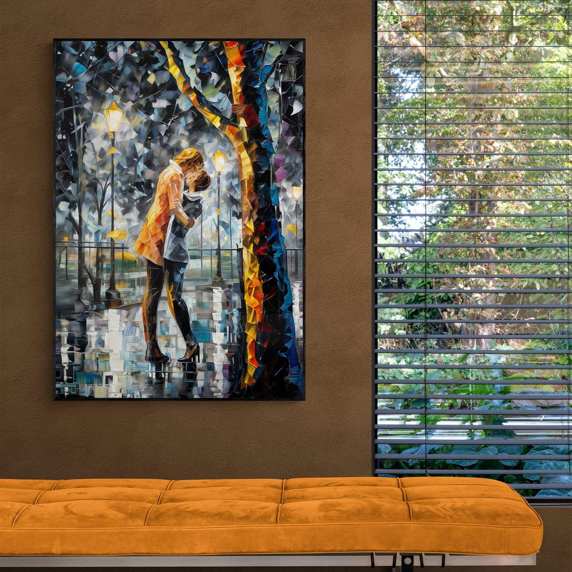 Canvas Print: "Kaleidoscope Kiss" - Tailored Canvases - Flyclothing LLC