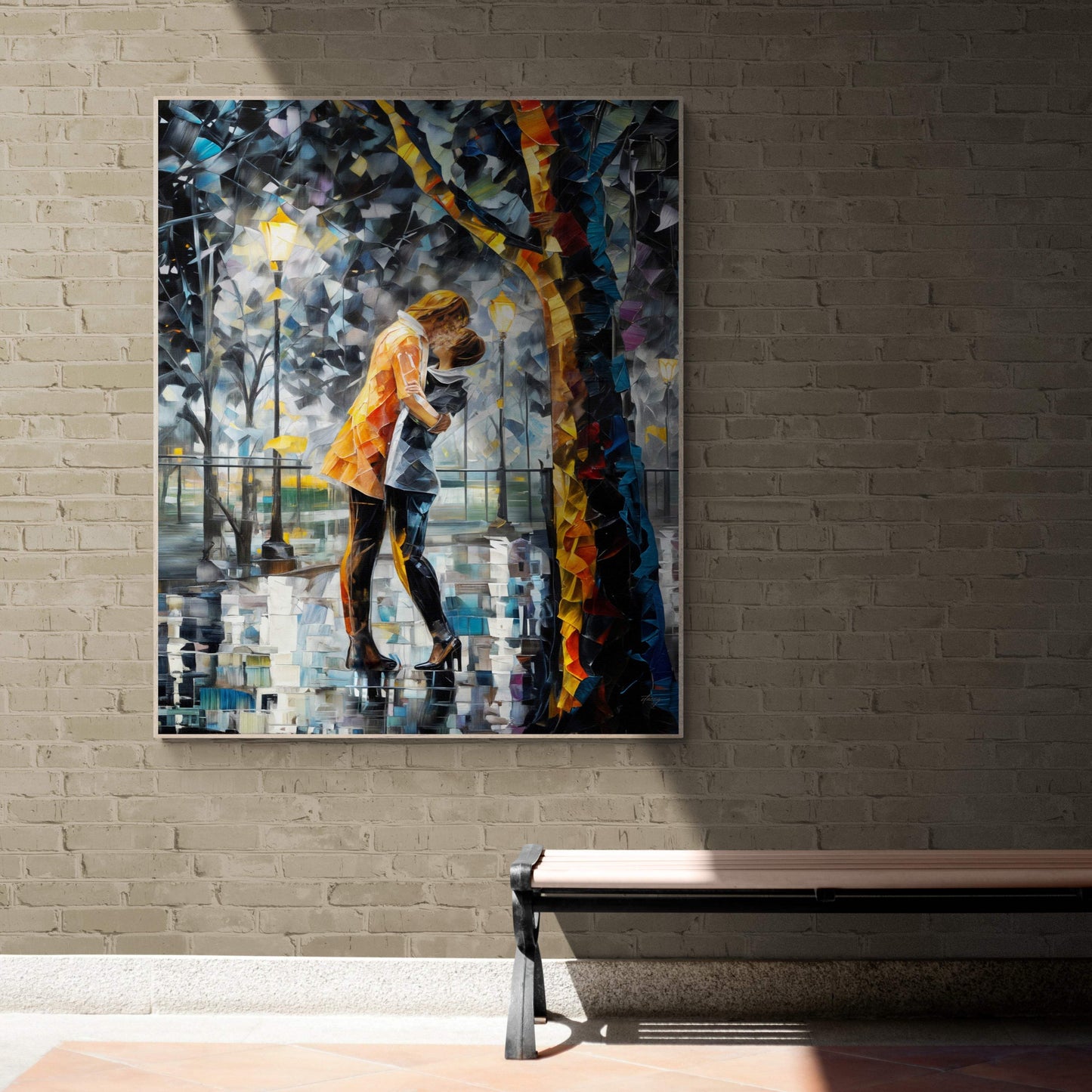 Canvas Print: "Kaleidoscope Kiss" - Tailored Canvases - Flyclothing LLC