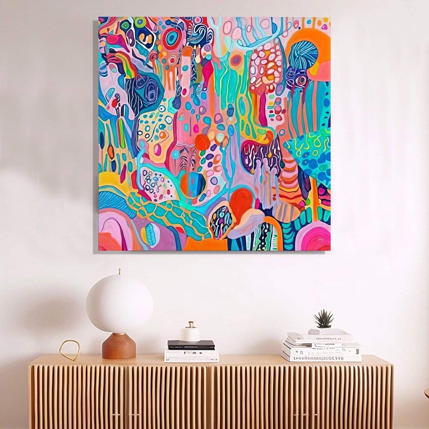 Canvas Print: "Kaleidoscopic Voyage" - Tailored Canvases - Flyclothing LLC