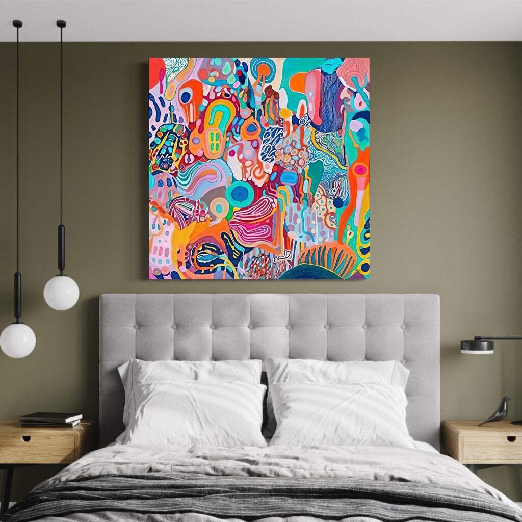 Canvas Print: "Kaleidoscopic Voyage II" - Tailored Canvases - Flyclothing LLC