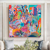 Canvas Print: "Kaleidoscopic Voyage II" - Tailored Canvases - Flyclothing LLC