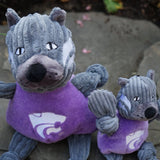 NCAA Kansas State University, Willie the Wildcat Knottie® Plush Dog Toy - HuggleHounds - Flyclothing LLC
