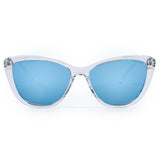 Kara - Mirrored Blue Cat Eye Sunglasses - TopFoxx - Flyclothing LLC