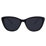 Kara - Black Cat Eye Sunglasses - TopFoxx - Flyclothing LLC