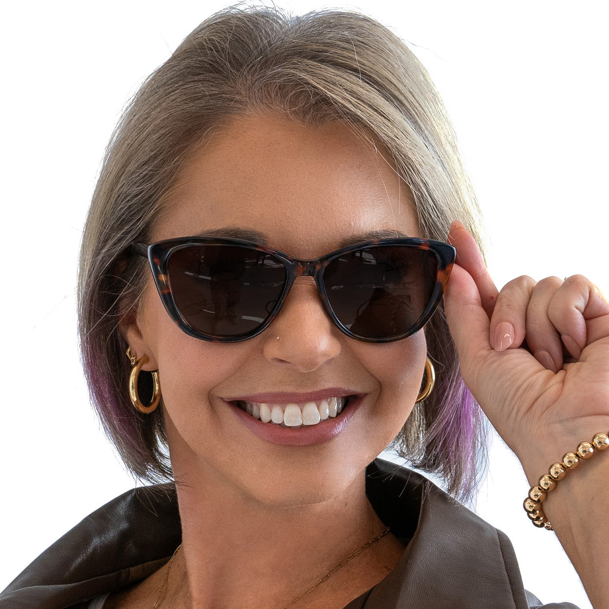 Kara - Tortoise Cat Eye Sunglasses - TopFoxx - Flyclothing LLC