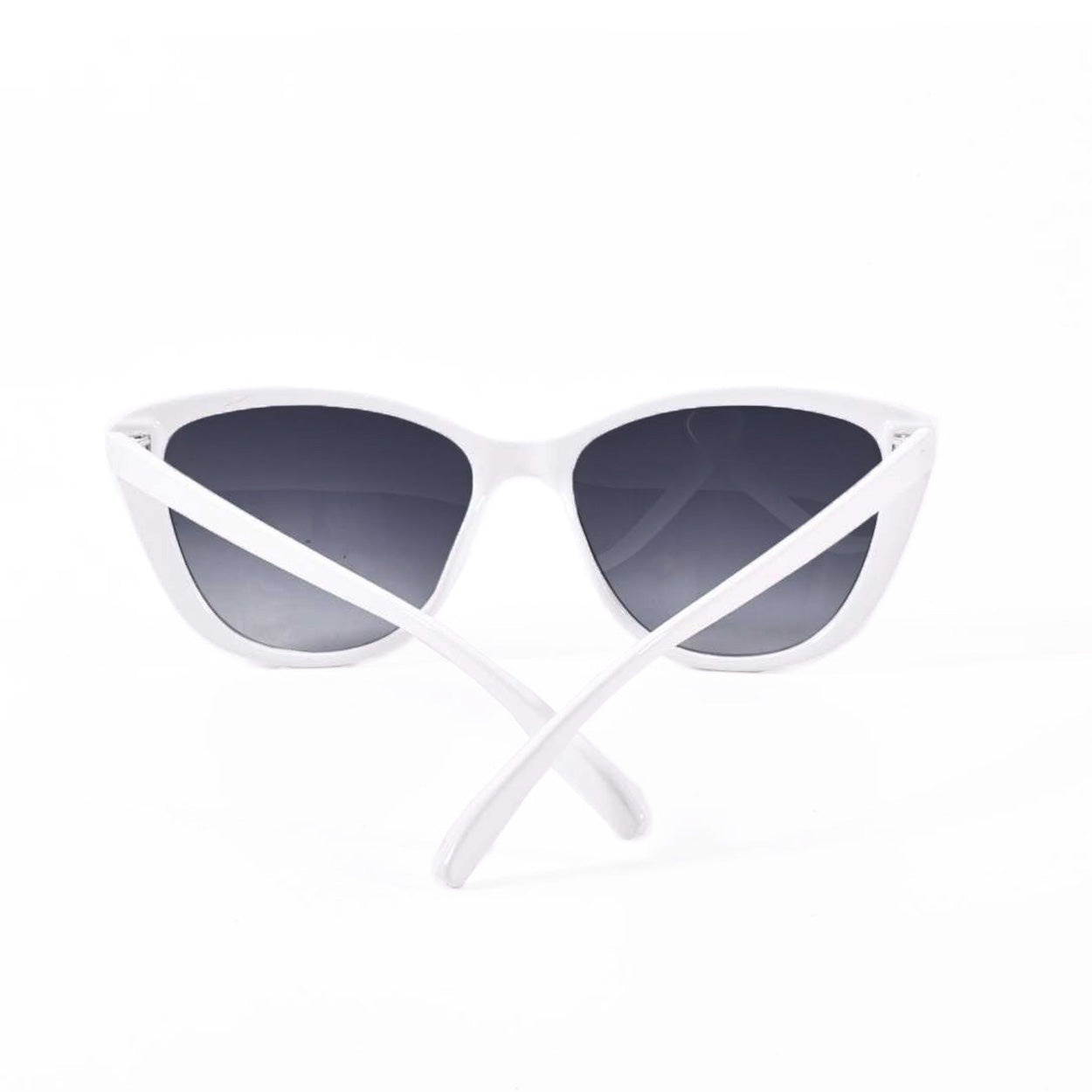 Kara - White Cat Eye Sunglasses - TopFoxx - Flyclothing LLC