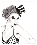 Black Market Art Company Kat Print