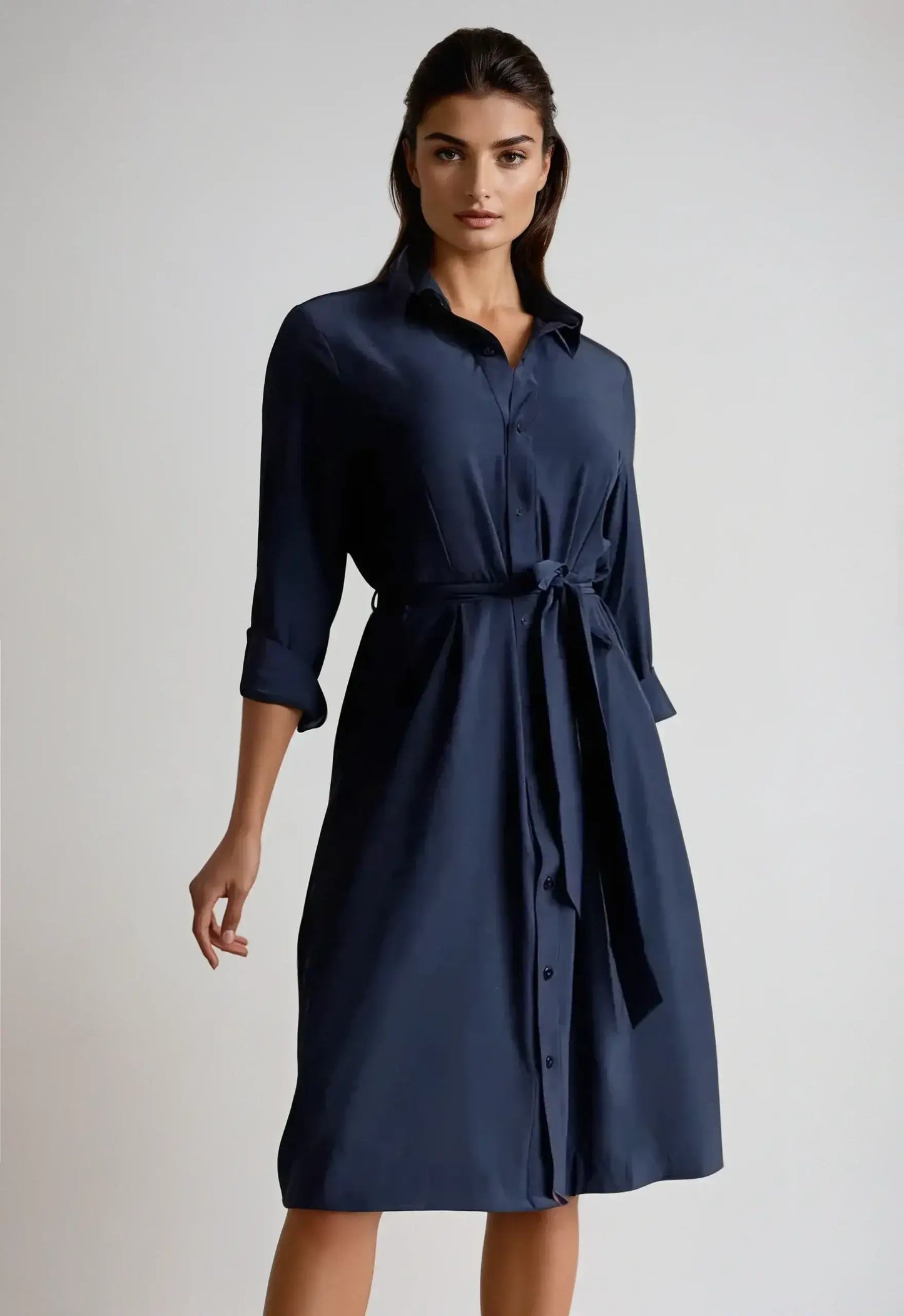 Kathleen Shirt Dress - Buki - Flyclothing LLC