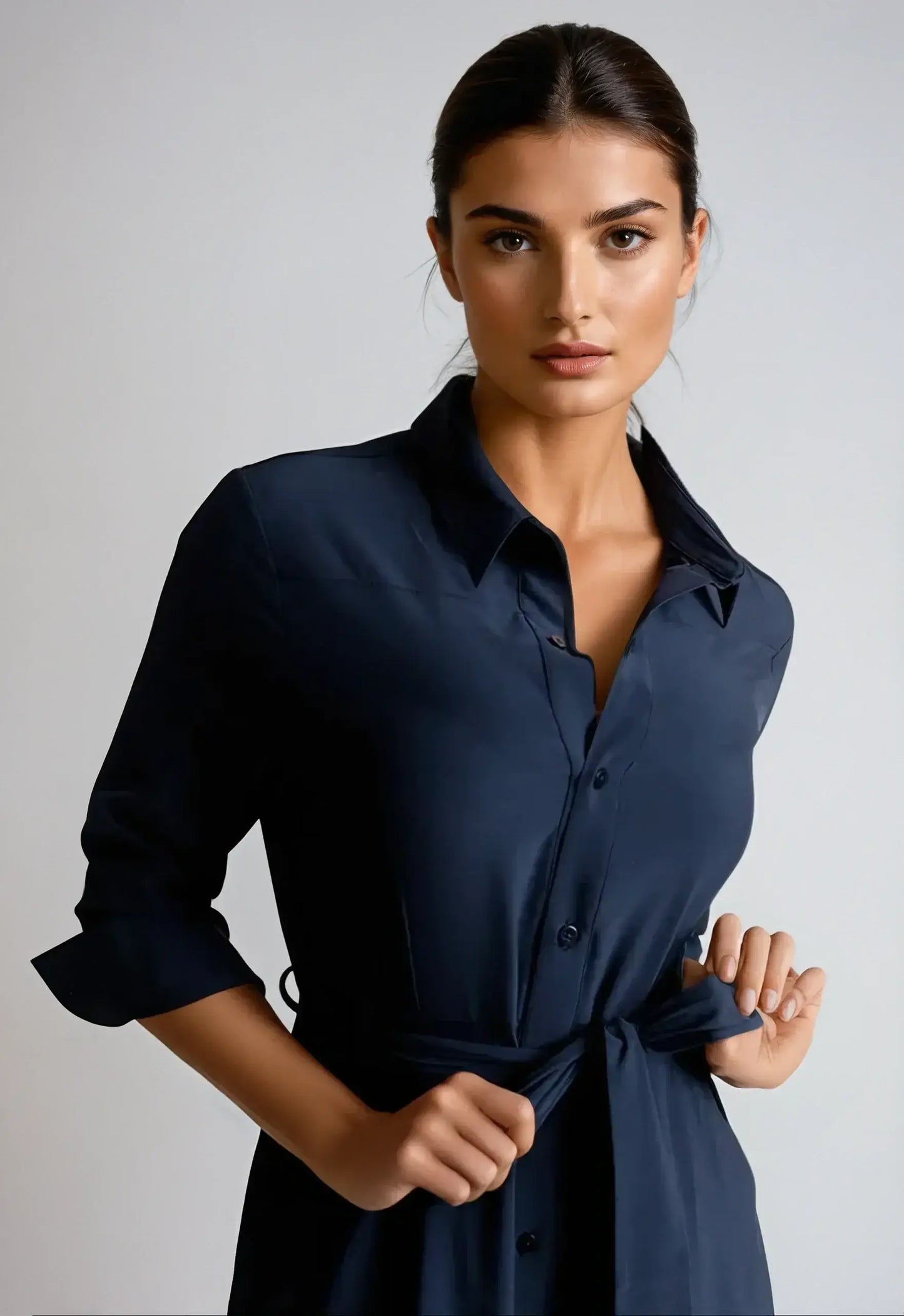Kathleen Shirt Dress - Buki - Flyclothing LLC