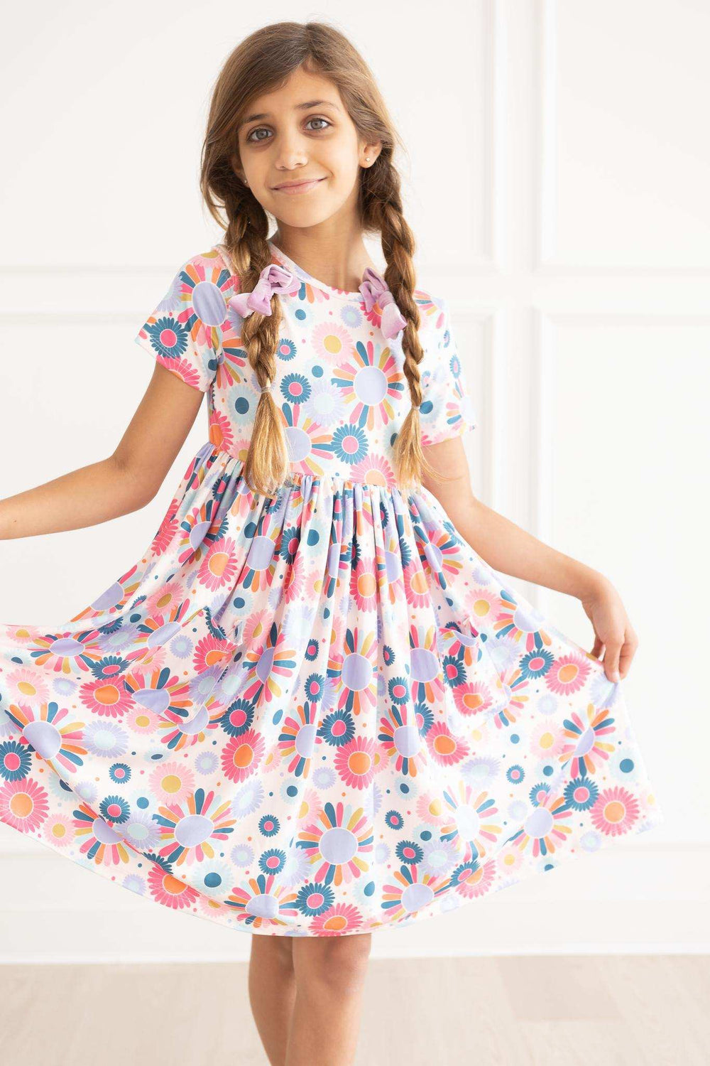 Keep Growing S/S Pocket Twirl Dress - Mila & Rose ® - Flyclothing LLC