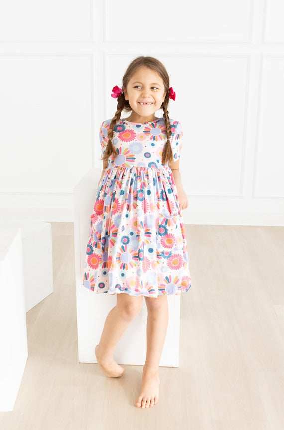 Keep Growing S/S Pocket Twirl Dress - Mila & Rose ® - Flyclothing LLC