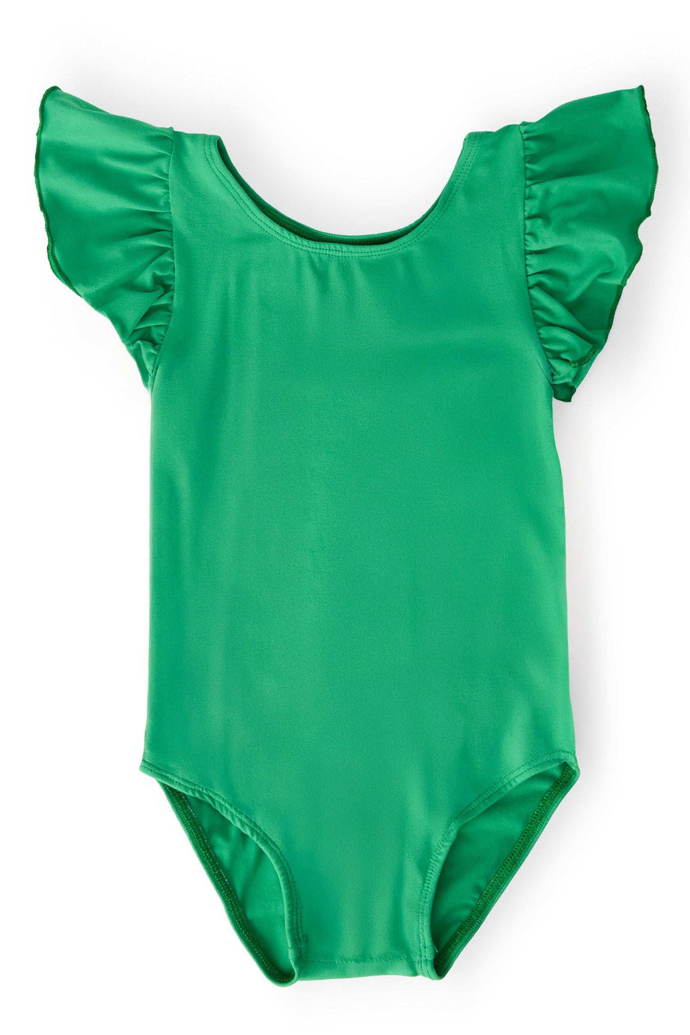 Kelly Green S/S Flutter Sleeve Leotard - Mila & Rose ® - Flyclothing LLC