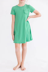 Kelly Green T-Shirt Dress - Mila & Rose ® - Flyclothing LLC