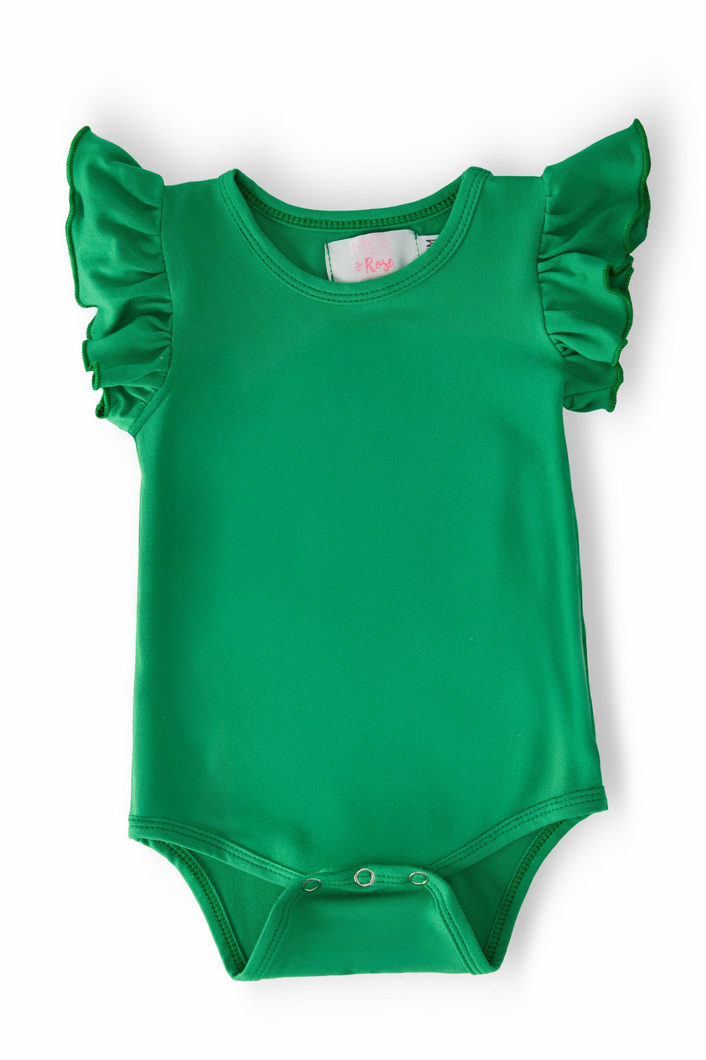 Kelly Green S/S Flutter Bodysuit - Mila & Rose ®