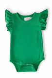 Kelly Green S/S Flutter Bodysuit - Mila & Rose ®