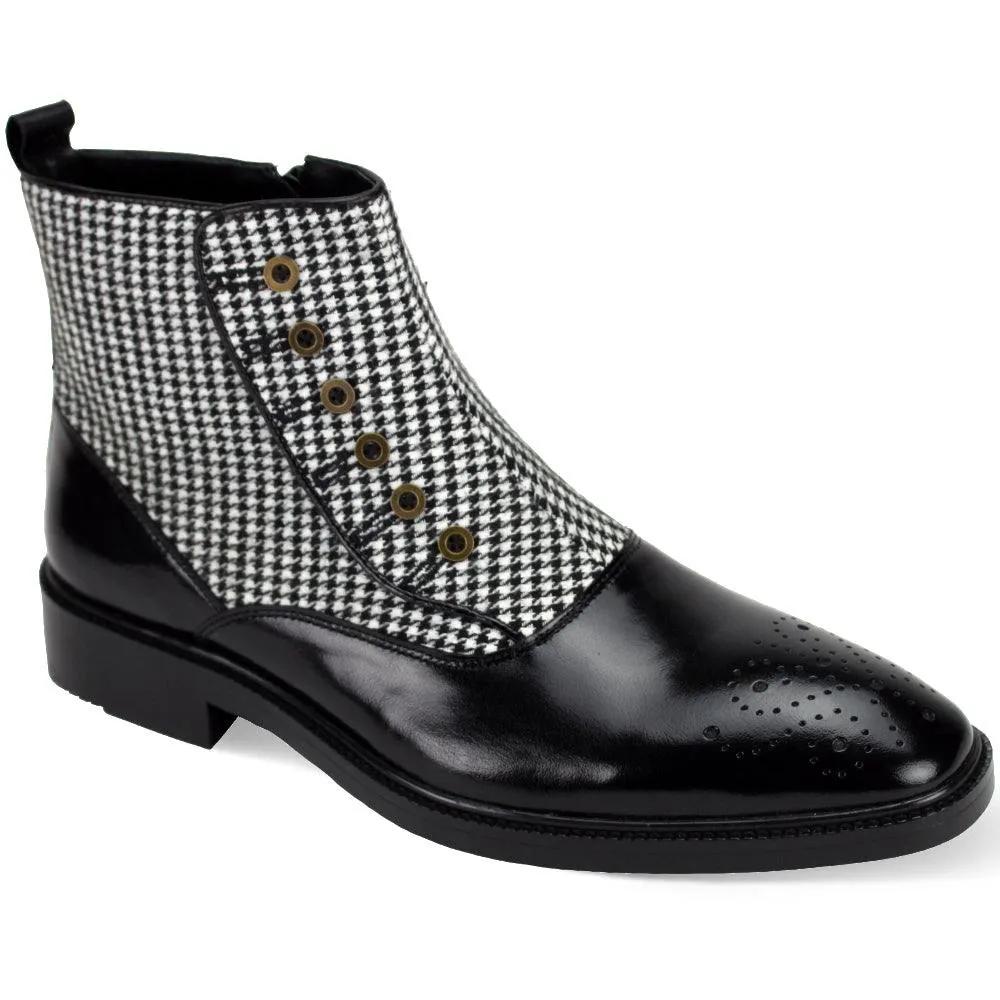 Giovanni Kendrick Blk Twd Mens Shoe - Giovanni