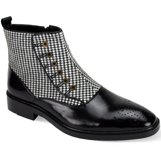 Giovanni Kendrick Blk Twd Mens Shoe - Giovanni
