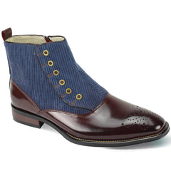 Giovanni Kendrick Burg/Nvy Mens Shoe - Giovanni