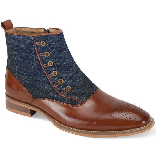 Giovanni Kendrick Whsk/Denim Mens Shoe - Giovanni - Flyclothing LLC